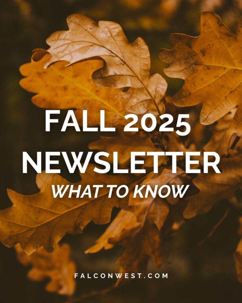 Falcon West Newsletter Fall 2025